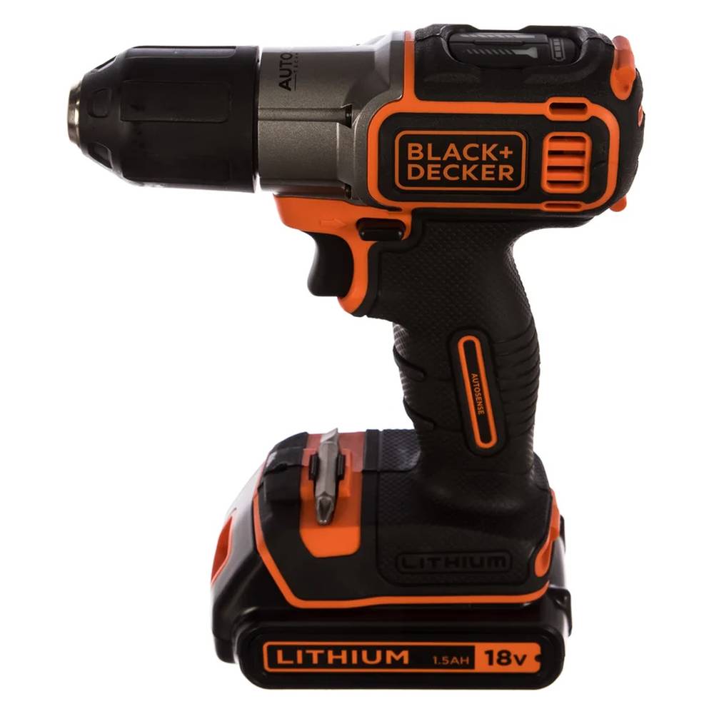 Шуруповерт аккумуляторный ударный B&D ASD18KB