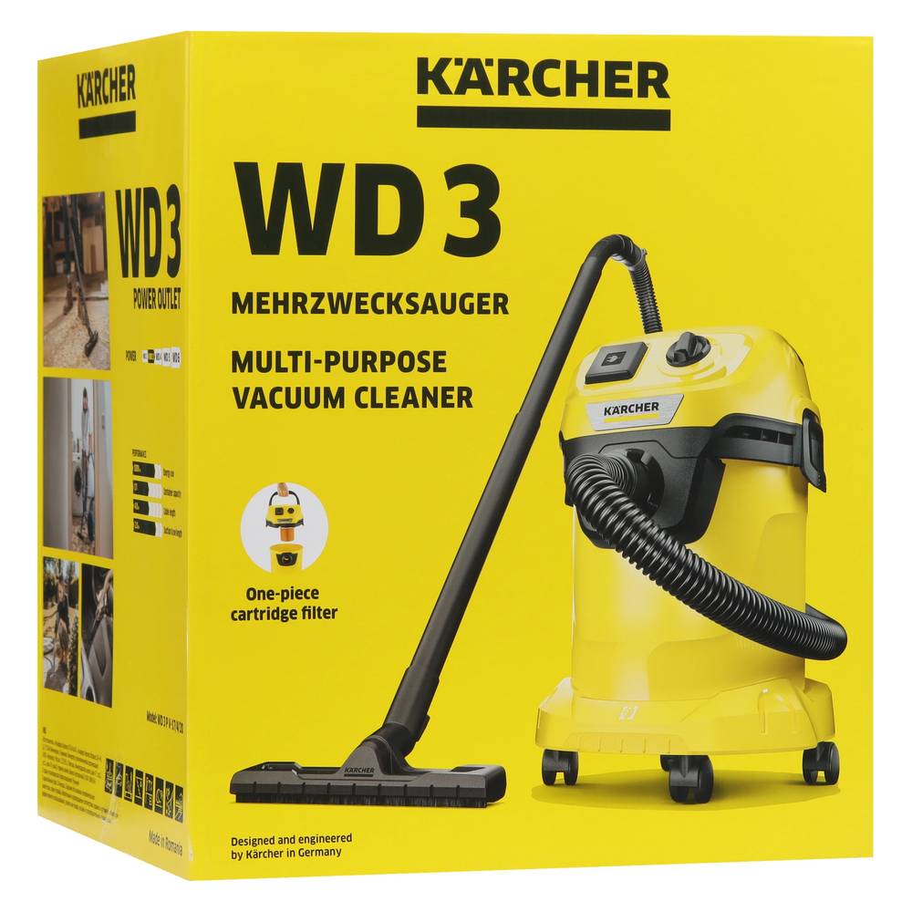 Пылесос хозяйственный KARCHER WD 3 P V-17/4/20 (YYY)