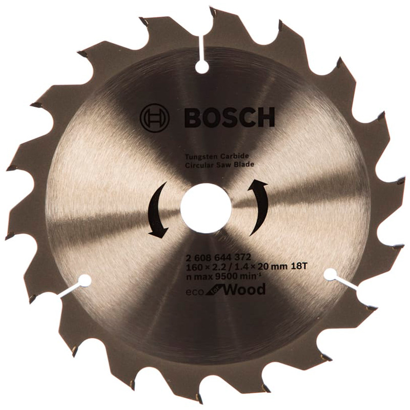Диск пильный Bosch твердосплавный 160x20/16х18 (372)