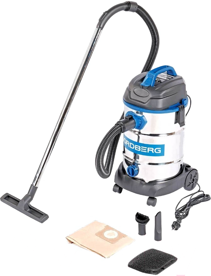 Пылесос однотурбинный 30 л 1380 Вт NORDBERG NV32