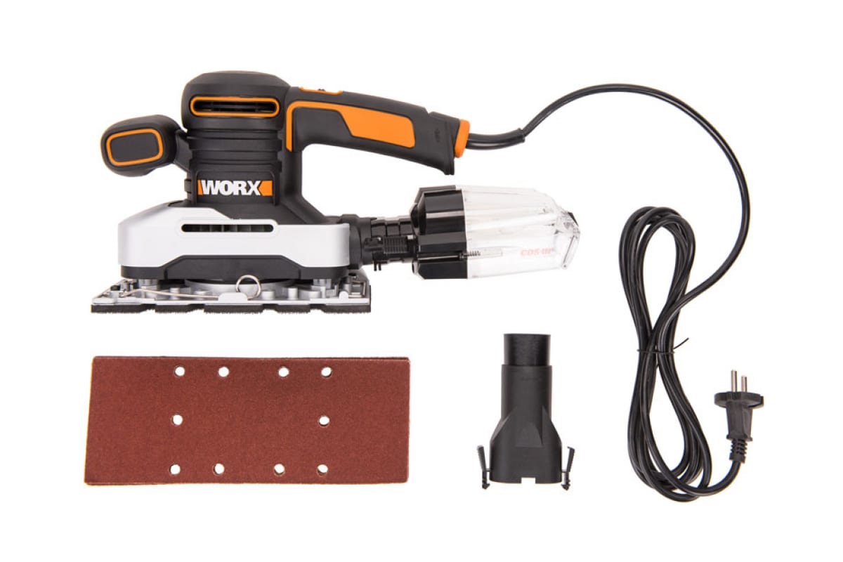 Машина плоскошлифовальная WORX WX642.1, 270Вт