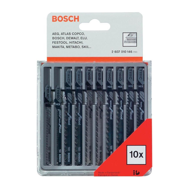Набор пилок Bosch 10 шт (146)