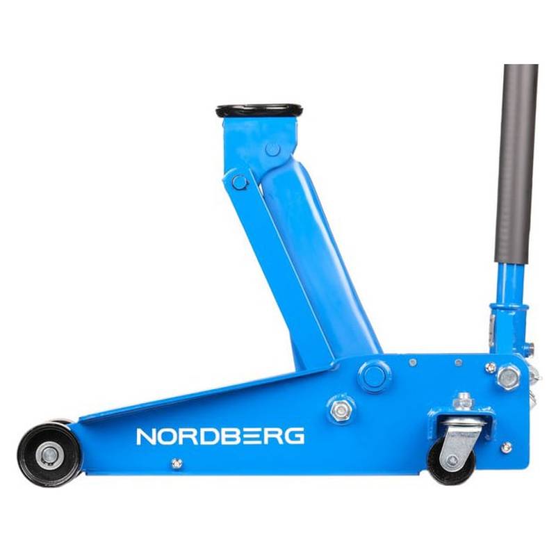 Домкрат подкатной с резиновой насадкой, быстрый подъем NORDBERG N3203 3 т