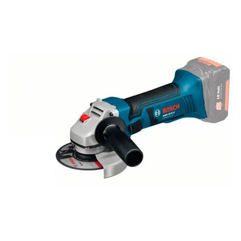 Машина шлифовальная угловая аккумуляторная Bosch GWS 18-125 V-LI (б/акк,б/зу)