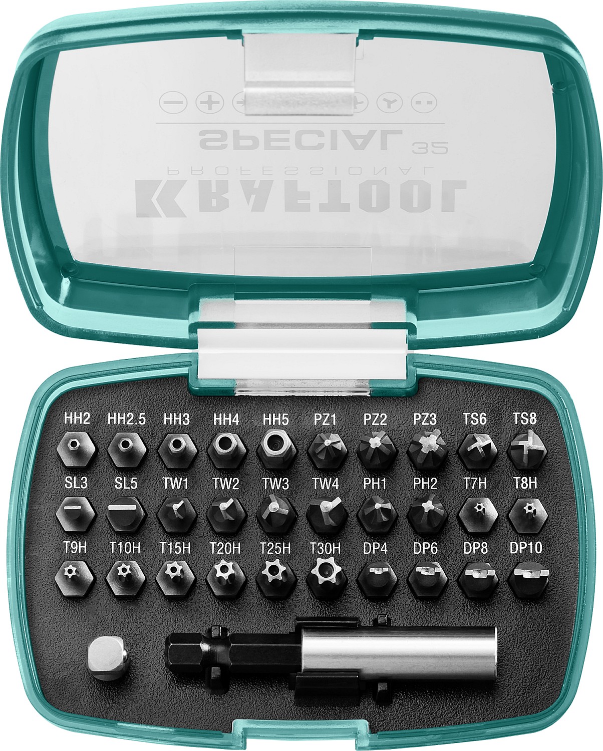 KRAFTOOL Special-32, с адаптером 32 шт, набор специальных бит (2610-H32)