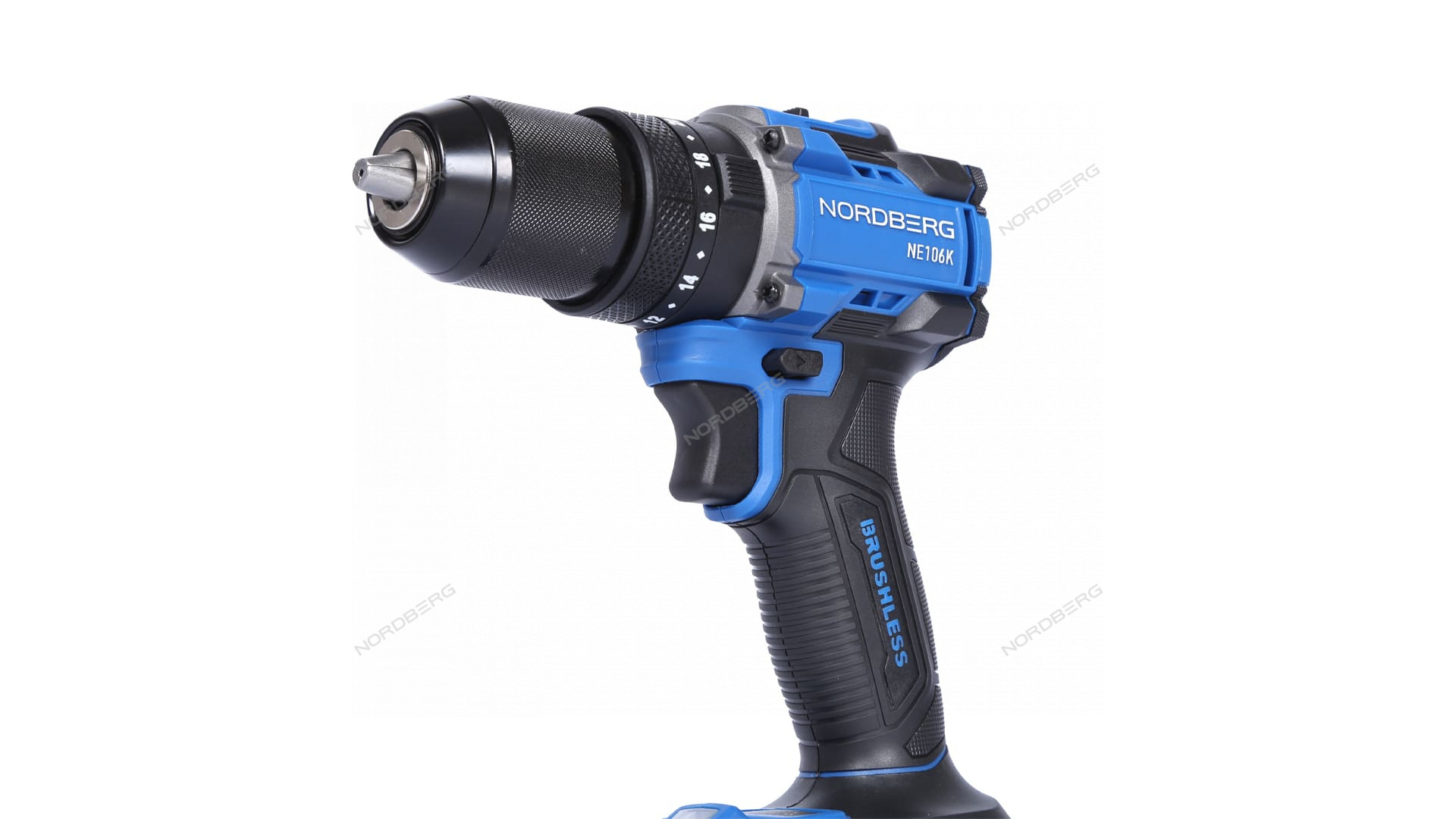 Шуруповерт аккумуляторный макс.диам. сверла 13 мм, 21 В, 70 Нм с 2 аккумуляторами и зарядным уст-вом NORDBERG NE106K