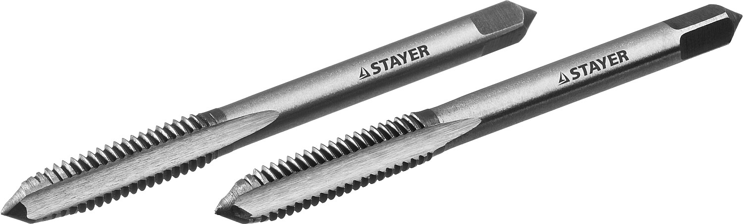 STAYER M6 х 1, 2 шт, комплект метчиков (28025-06-1.0-H2)
