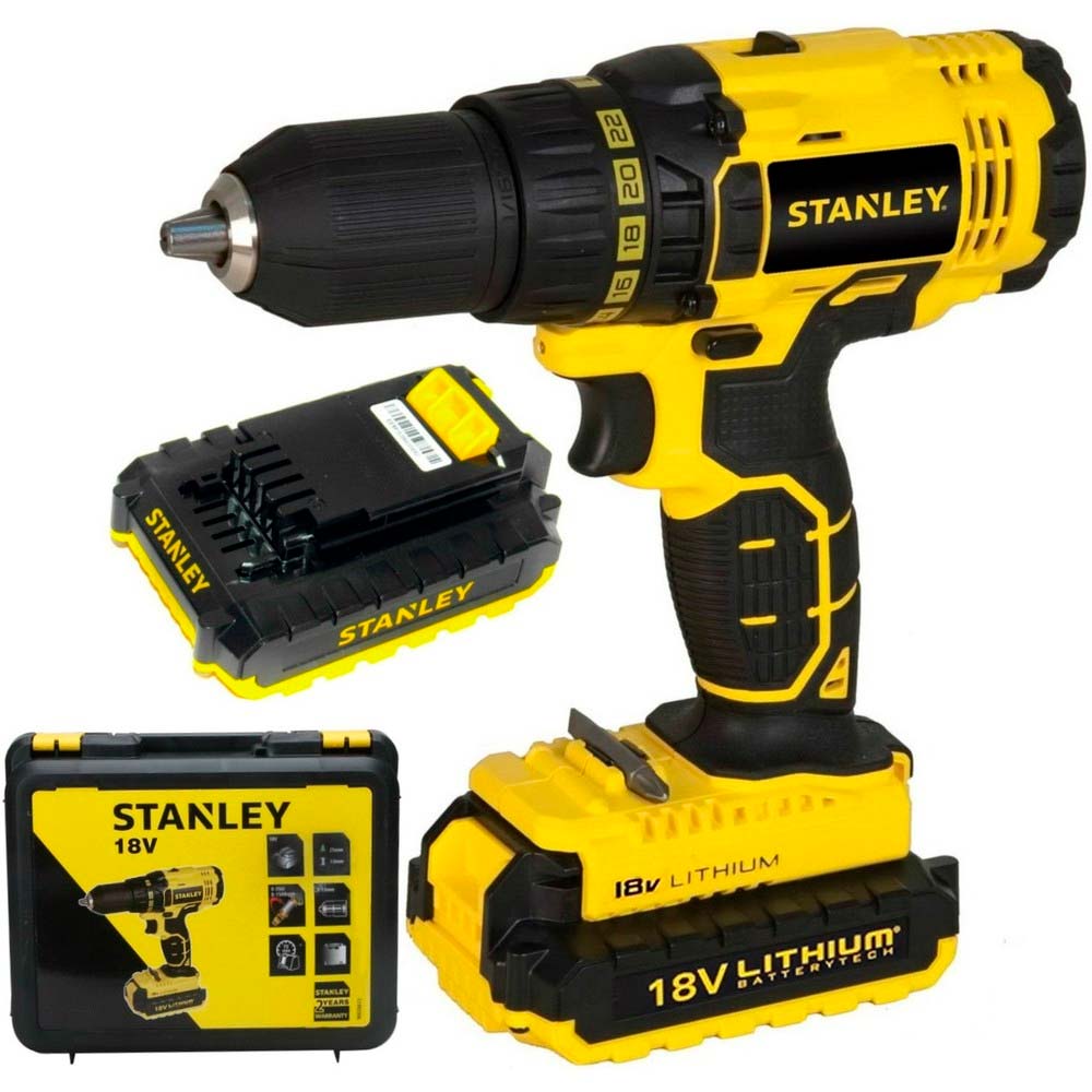 Шуруповерт аккумуляторный Stanley SCD201D2K