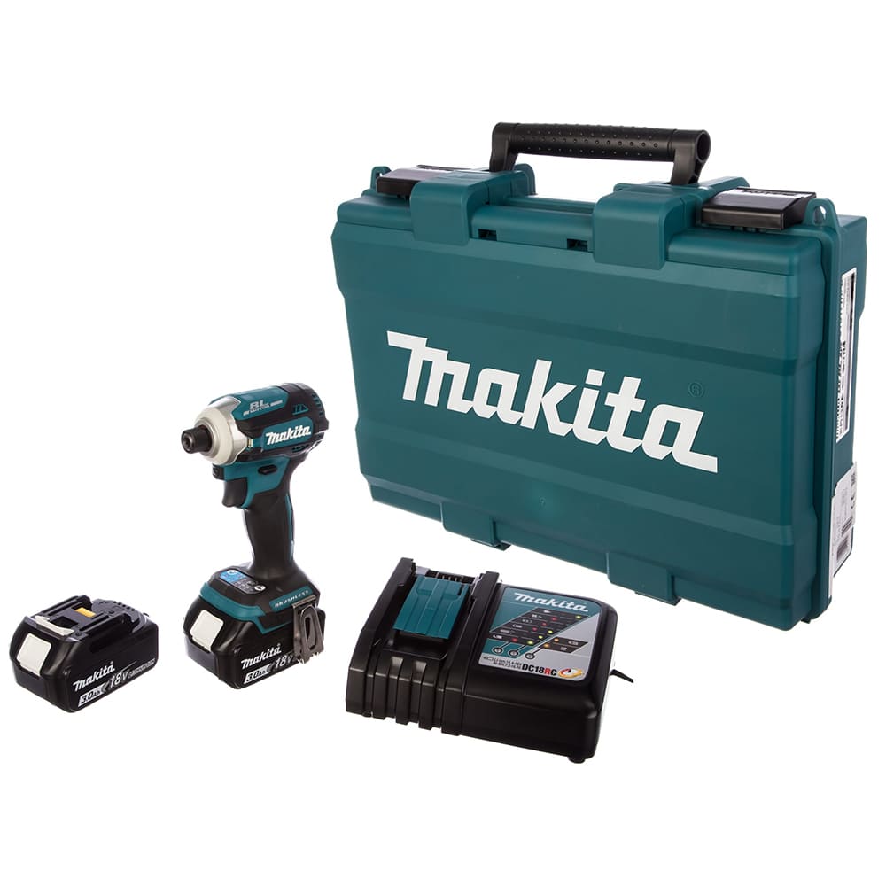 Шуруповерт аккумуляторный ударный Makita DTD171RFE + Аккумулятор Makita BL1850B (акция)