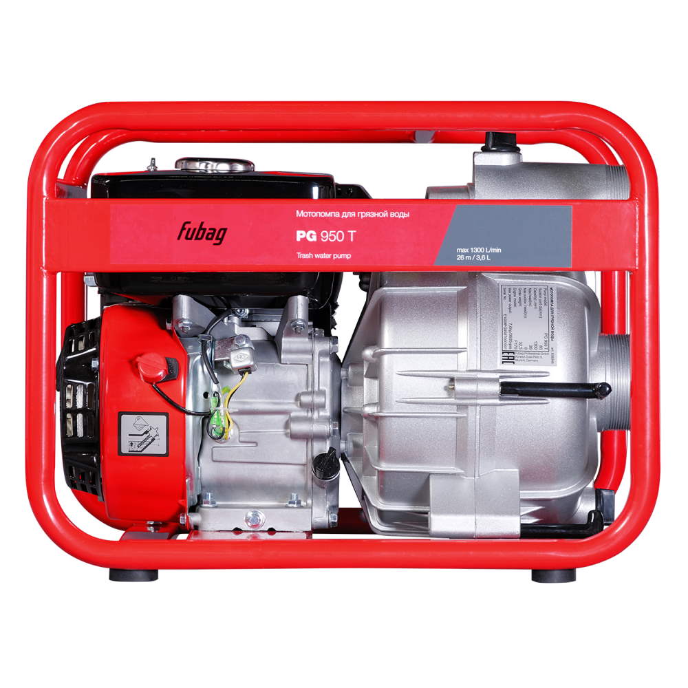 Мотопомпа Fubag PG 950 T  для сильнозагрязненной воды