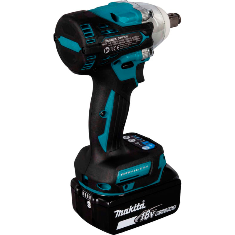 Гайковерт аккумуляторный ударный Makita DTW300RTJ