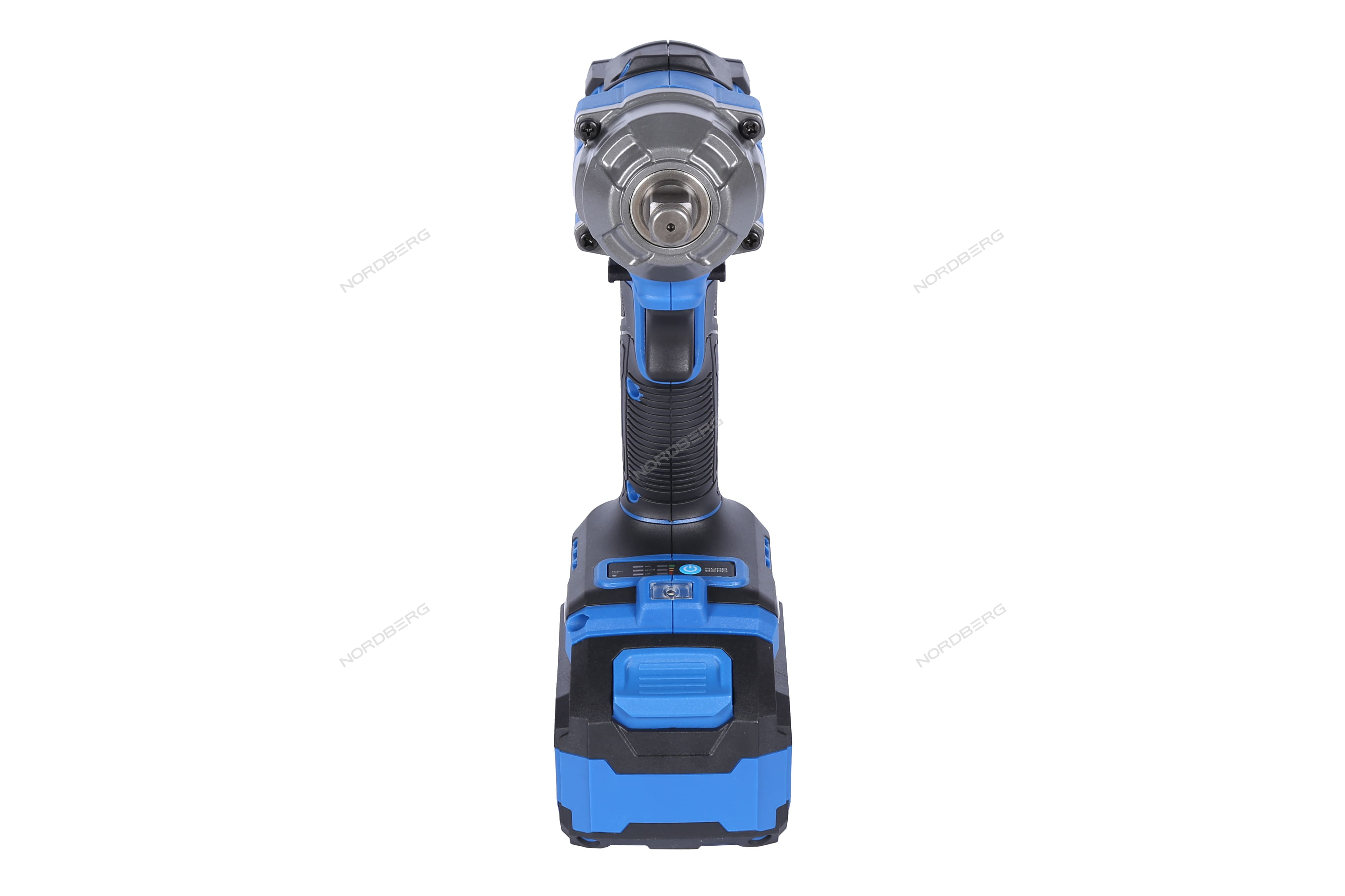 Гайковерт аккумуляторный, 1/2", 21 В, 500 Нм, 2 аккумулятора 4 A и зарядное устройство, в кейсе NORDBERG NE802K
