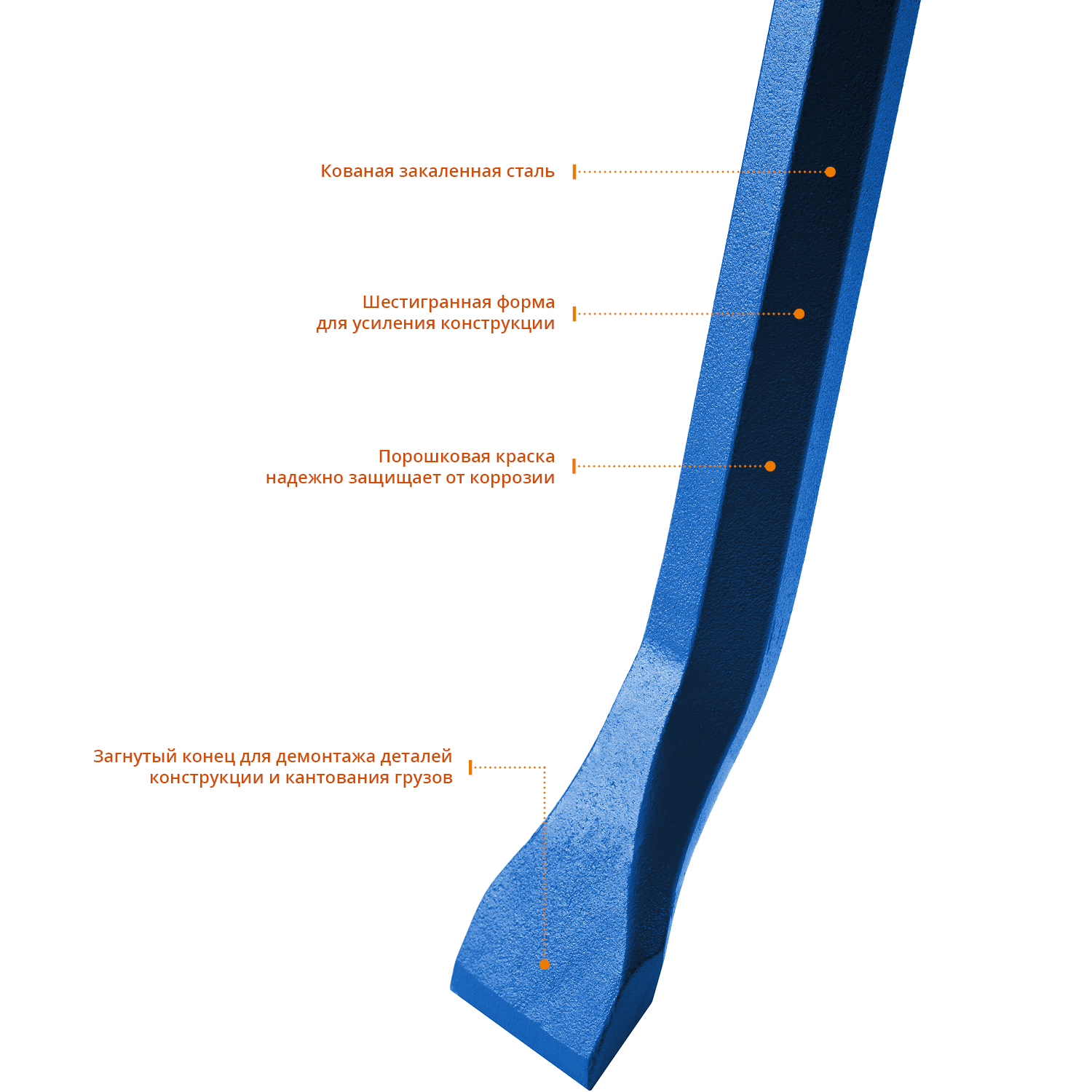 ЗУБР Титан, 1200 мм, монтажный лом, Профессионал (21803-120)