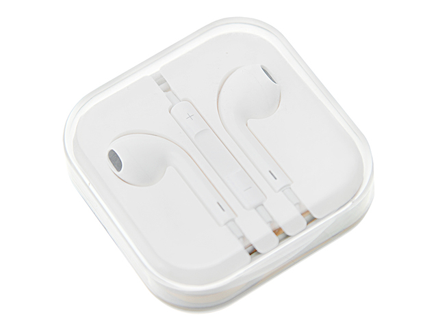 Наушники с микрофоном белые