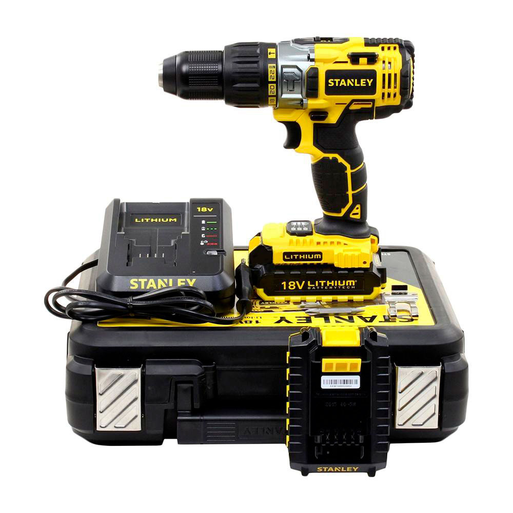 Шуруповерт аккумуляторный Stanley STDC18LHBK