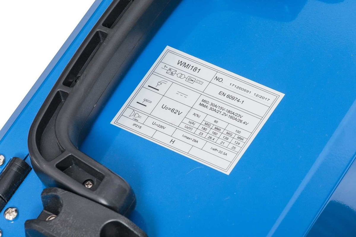 Аппарат сварочный инверторный MIG+MMA, 220 В NORDBERG WMI181