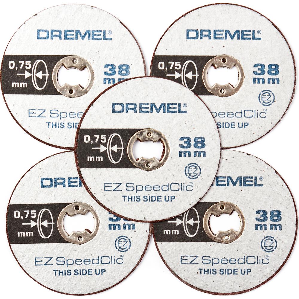 Круг отрезной Dremel SpeedClic 38мм, толщина 0,75мм (5 шт)(409)