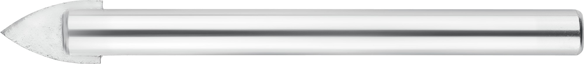 URAGAN 10 мм, 2х кромка, цилиндр хвостовик, Сверло по стеклу и кафелю (29830-10)