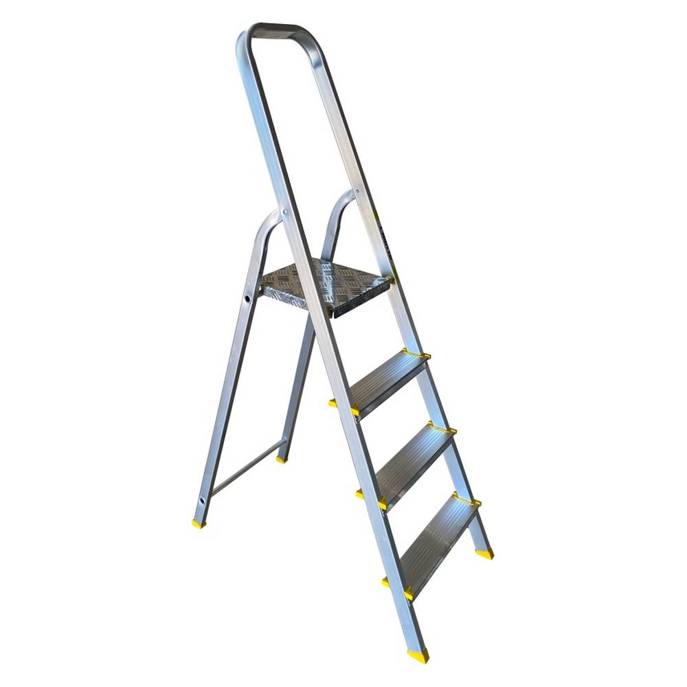 Стремянка Алюмет алюминиевая анодированая 4 ступени