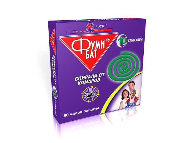 Спирали от комаров "Фумибат", 10 шт.