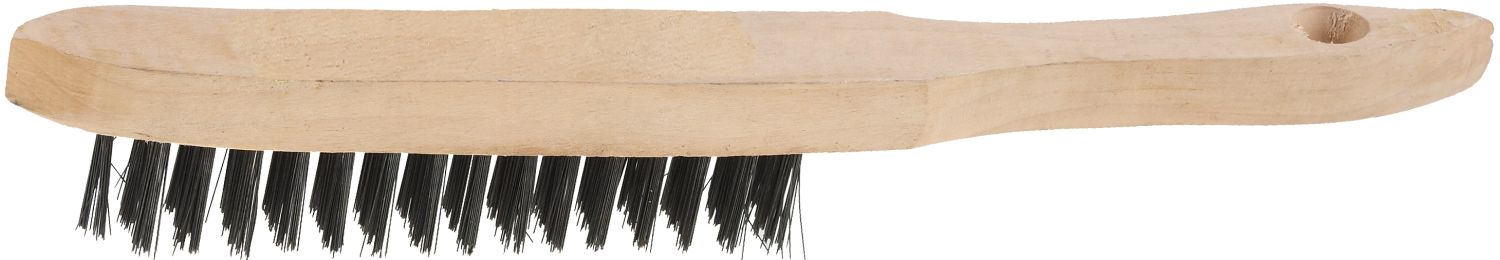 STAYER 5 рядов, деревянная рукоятка, стальная, щетка проволочная (35020-5)