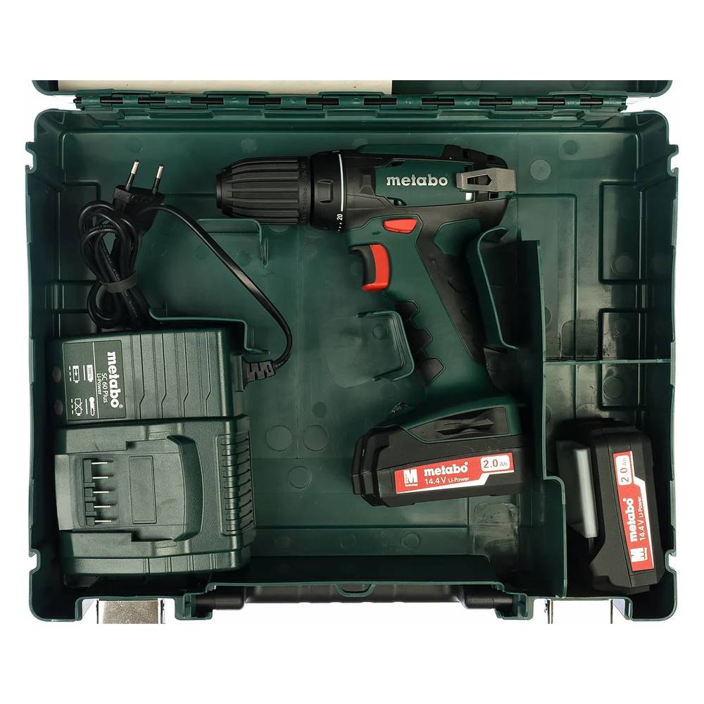 Шуруповерт аккумуляторный Metabo BS 14.4 (1х2.0Ач Li-Ion)