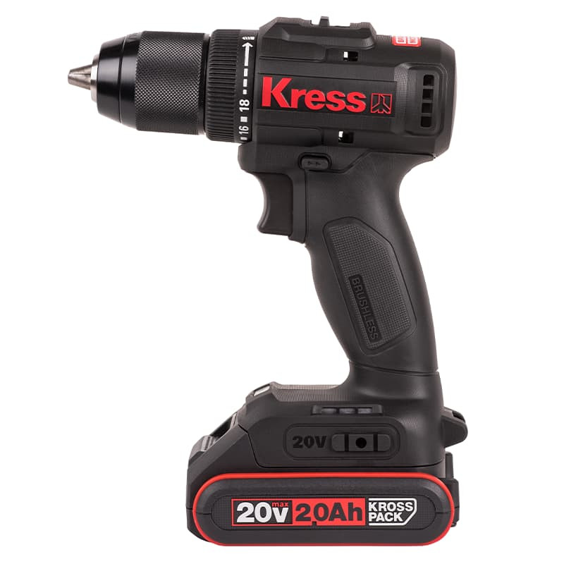 Шуруповерт аккумуляторный KRESS KU212.1