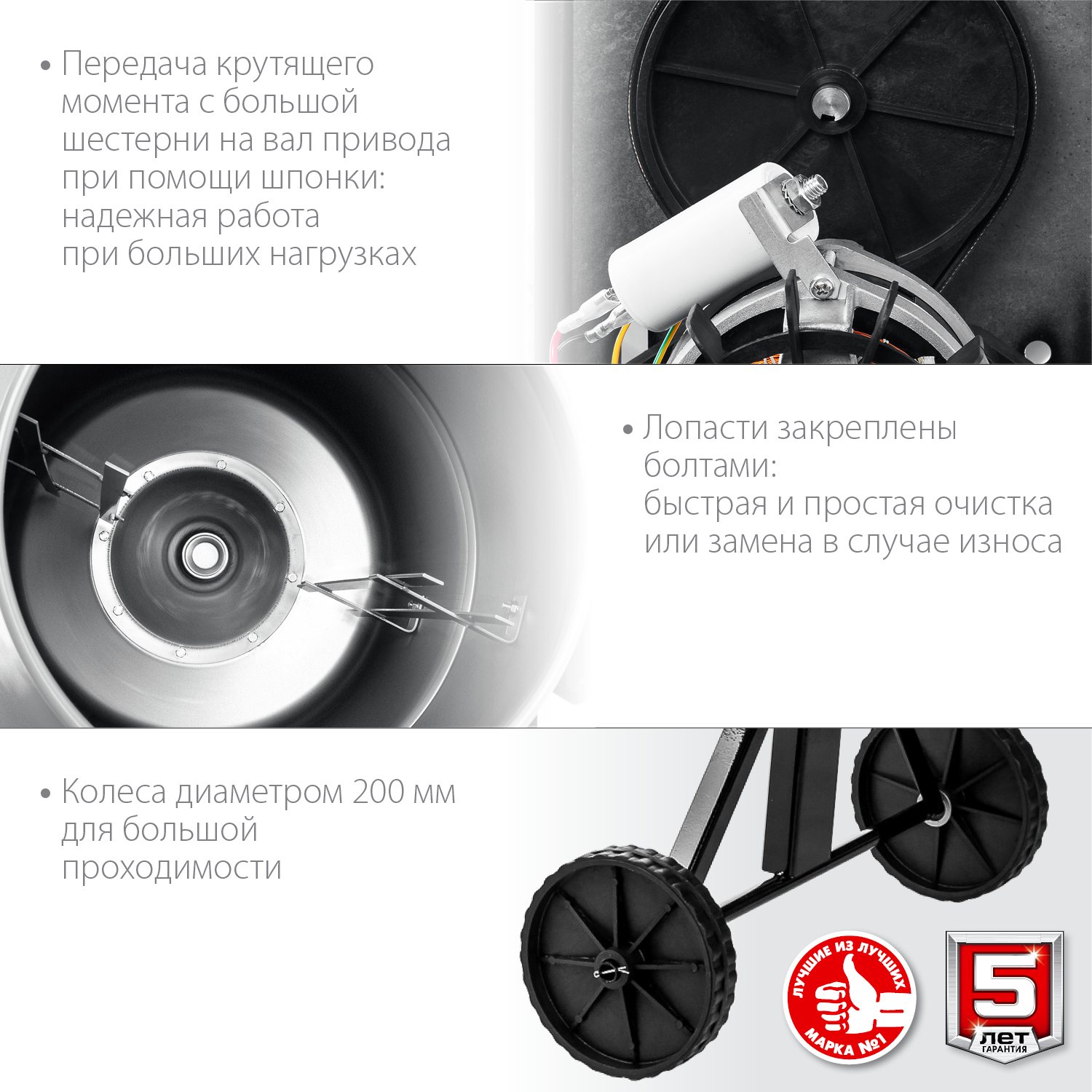 ЗУБР 180 л, 700 Вт, бетоносмеситель с чугунным венцом (БМЧ-180)