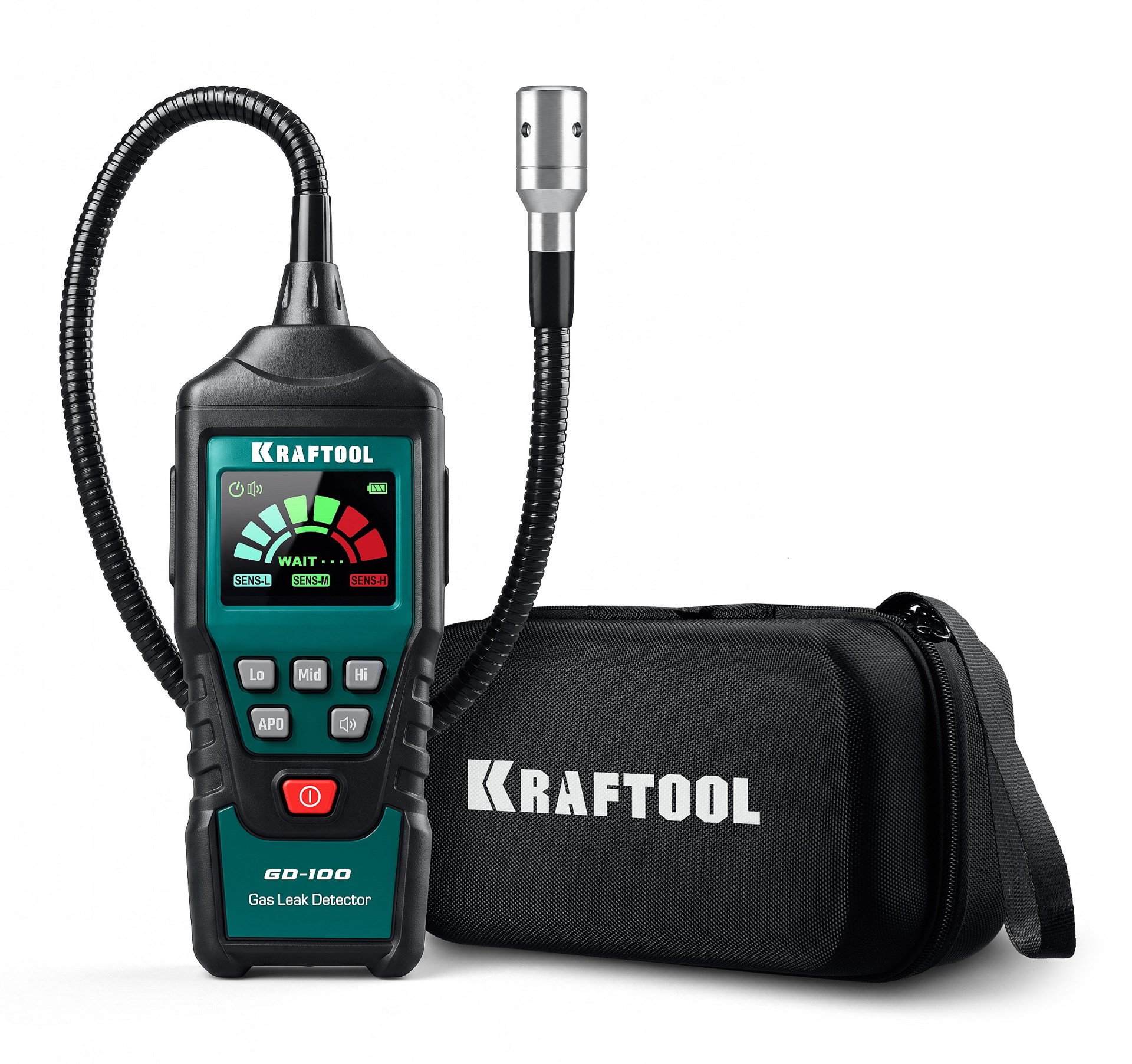 KRAFTOOL GD-100 электронный газоанализатор (45805)