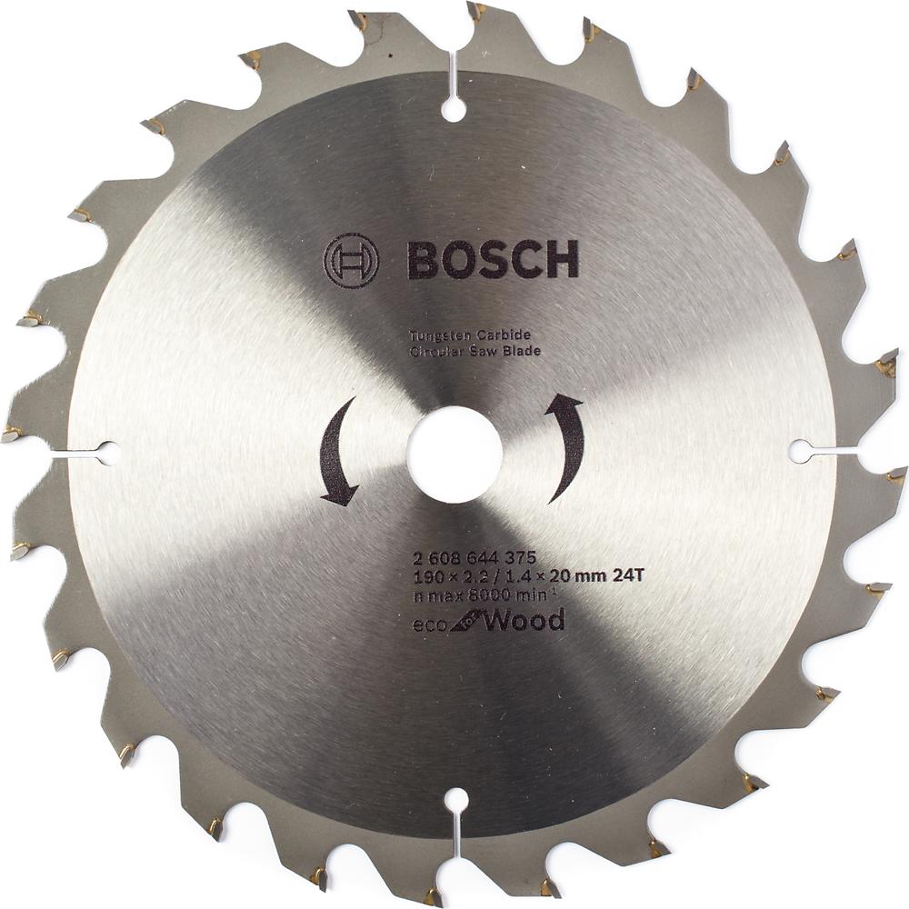 Диск пильный Bosch твердосплавный 190х20х 24 ECO (375)