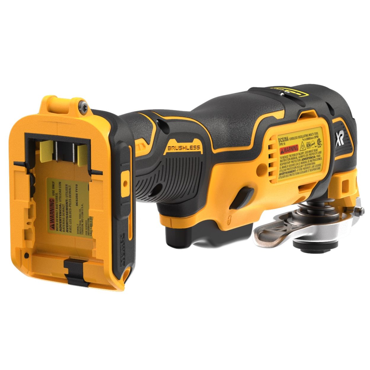 Инструмент многофункциональный аккумуляторный DeWalt DCS356E1T