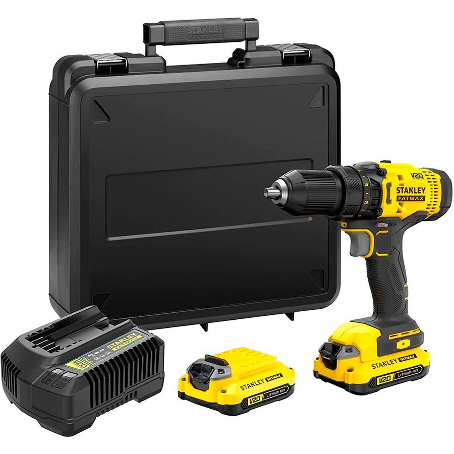 Шуруповерт аккумуляторный Stanley SFMCD700C2K