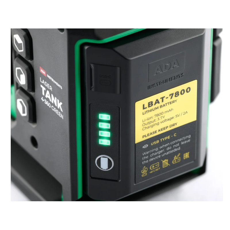 Уровень лазерный ADA LaserTANK 4-360 GREEN Basic Edition