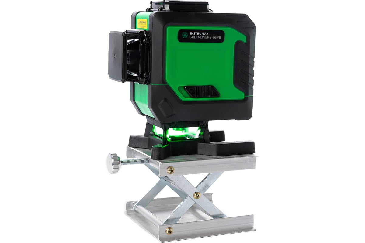 Уровень лазерный INSTRUMAX GREENLINER 3-360/B SET