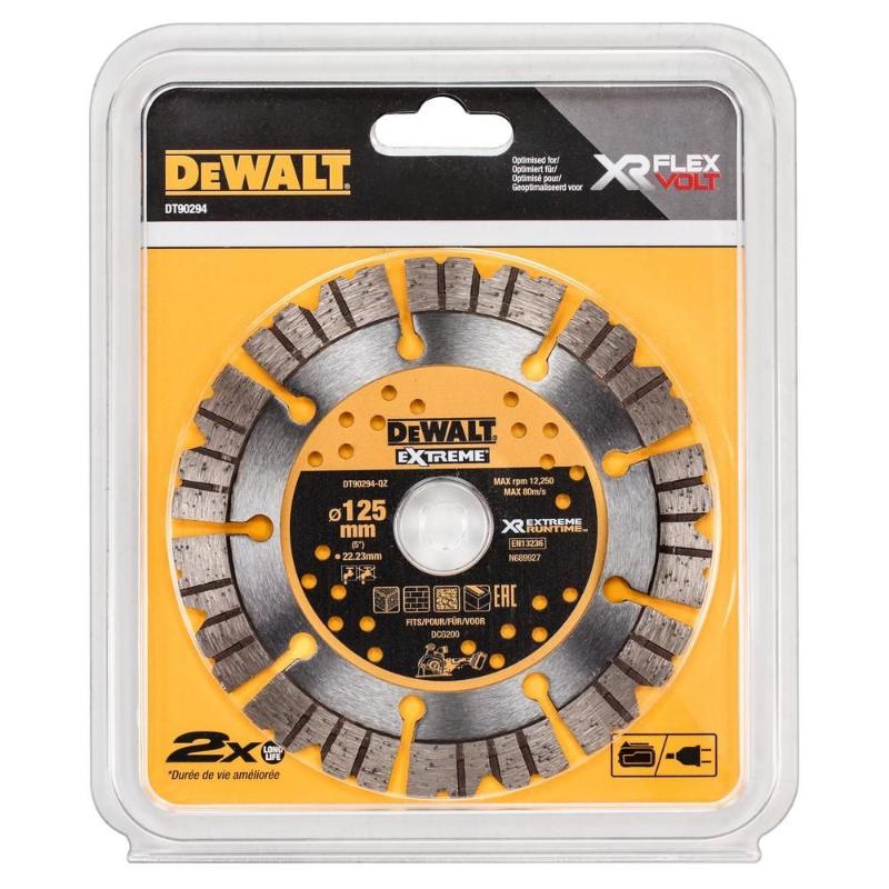 Круг алмазный DeWalt ф125х22,2мм DT90294