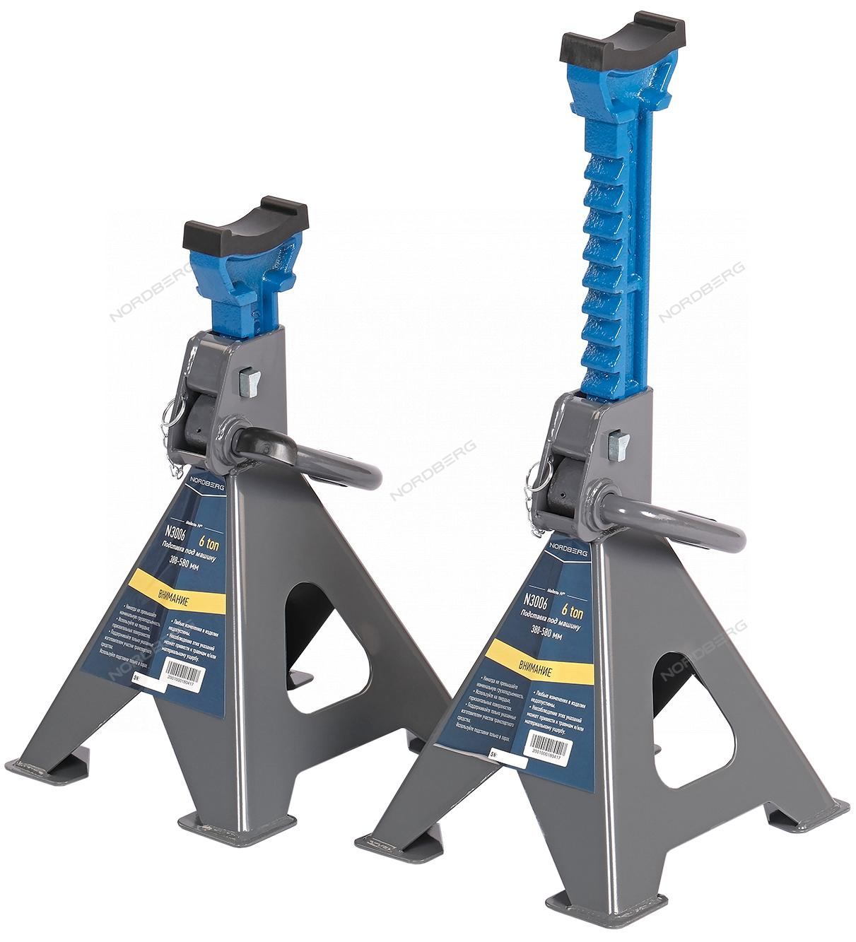 Подставка страховочная NORDBERG N3006 (6 т (комплект 2 шт.)