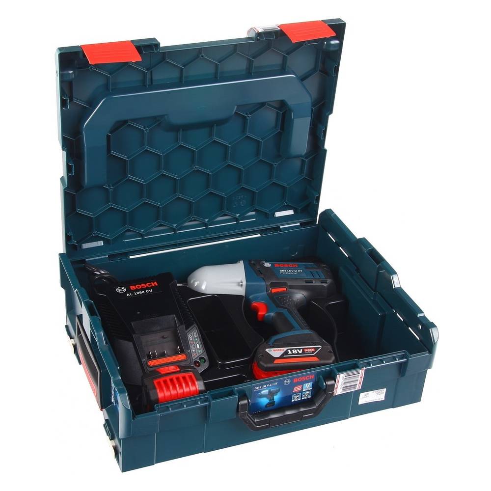 Гайковерт аккумуляторный Bosch GDS 18 V-LI HT 2 x 5,0 AH L-Boxx UNI