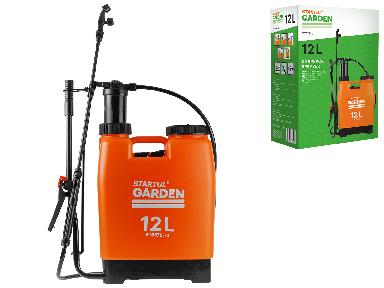Опрыскиватель ранцевый 12л STARTUL GARDEN (ST6570-12)