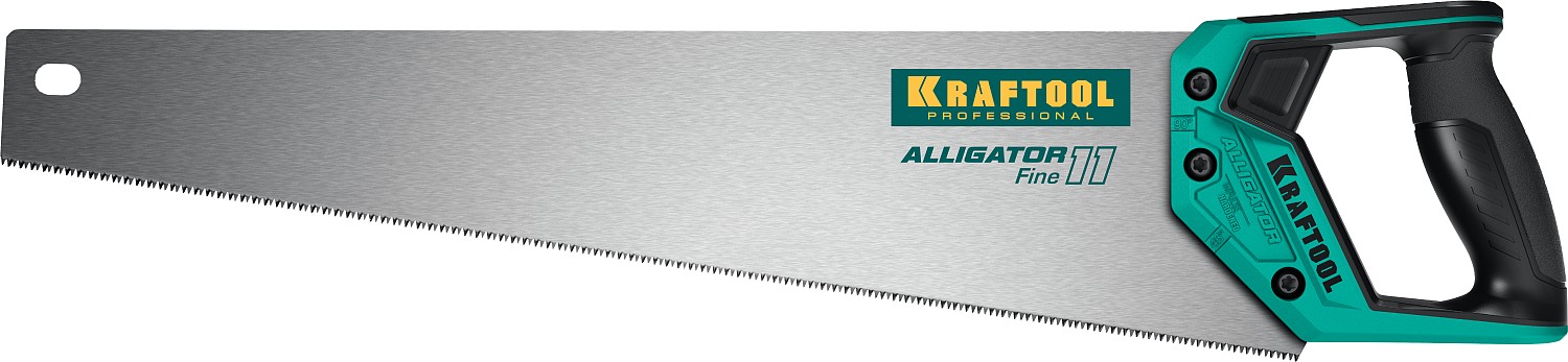 KRAFTOOL Alligator Fine 11, 550 мм, ножовка для точного реза (15203-55)