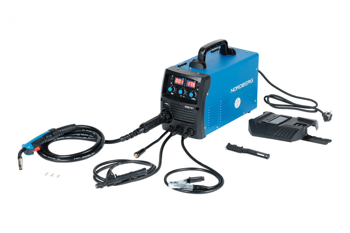 Аппарат сварочный инверторный MIG+MMA, 220 В NORDBERG WMI161