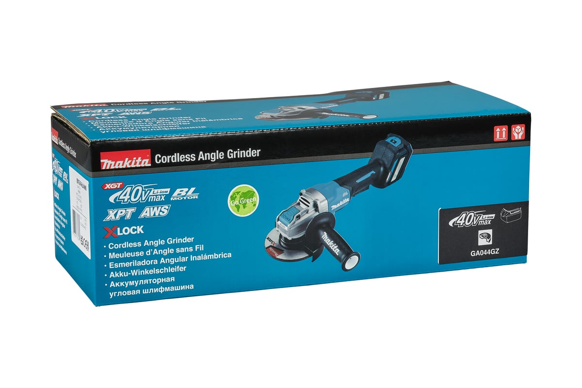 Машина шлифовальная угловая аккумуляторная Makita GA044GZ01(без акк, без ЗУ)