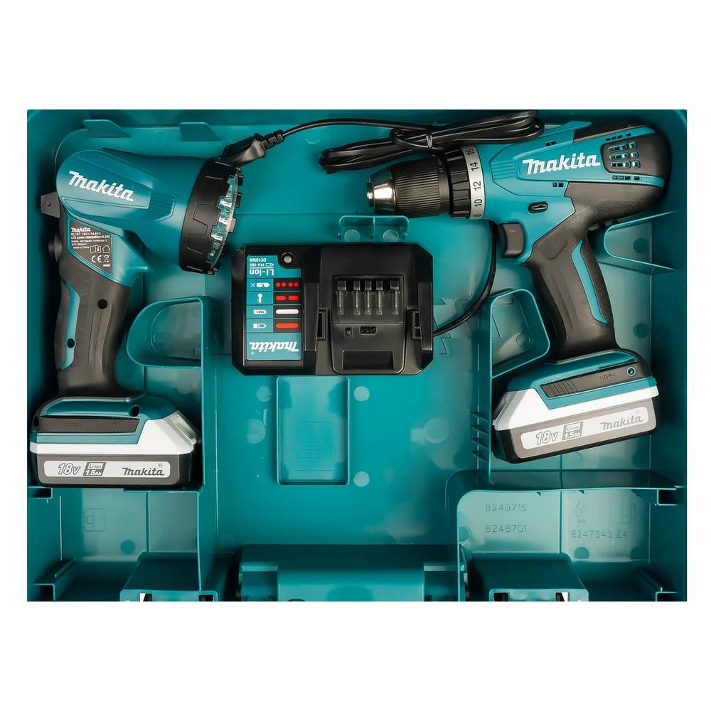Шуруповерт аккумуляторный Makita DF457DWLE