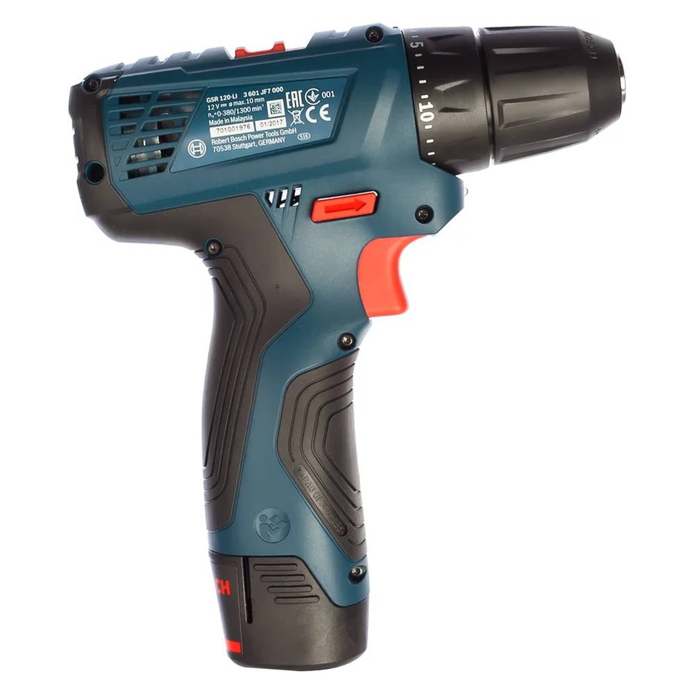 Шуруповерт аккумуляторный Bosch GSR 120-LI (2 Ач)