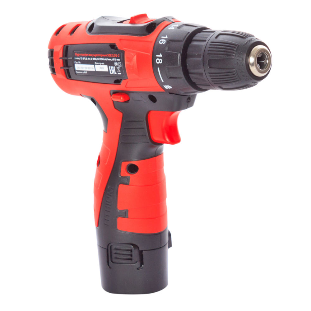 Шуруповерт аккумуляторный REDVERG Basic SD12LE/1-2