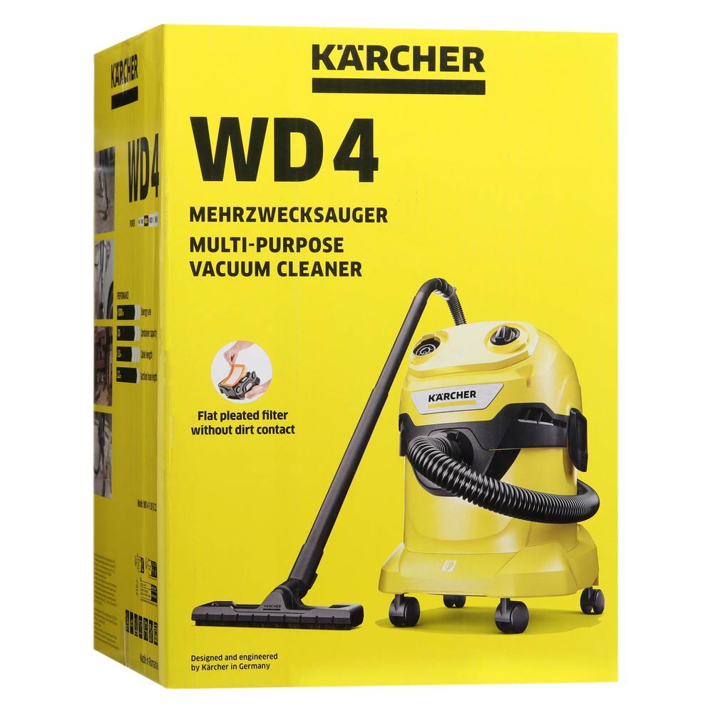 Пылесос хозяйственный KARCHER WD 4 V-20/5/22