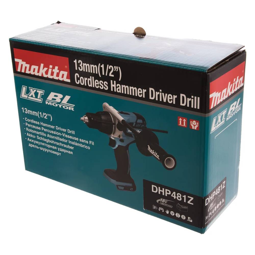 Шуруповерт аккумуляторный Makita DHP481Z (без акк, без з/у)