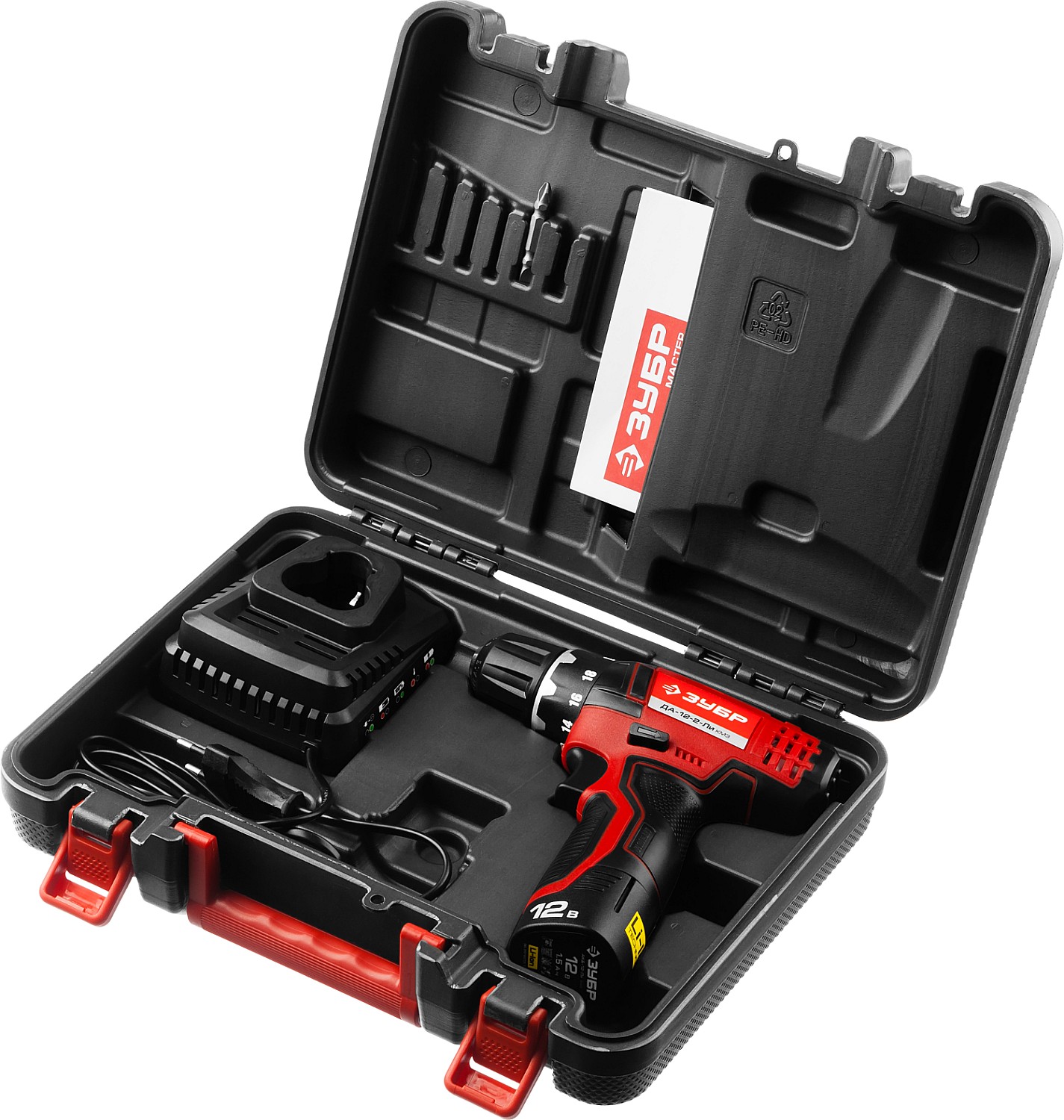 Дрель-шуруповерт 12 В, Li-Ion, ЗУБР