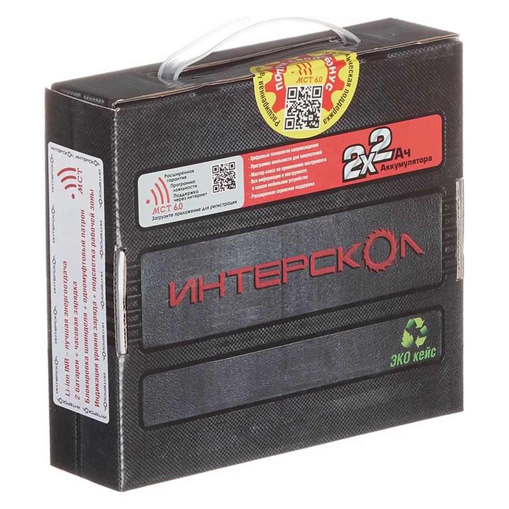 Шуруповерт аккумуляторный ИНТЕРСКОЛ ДА-12ЭР