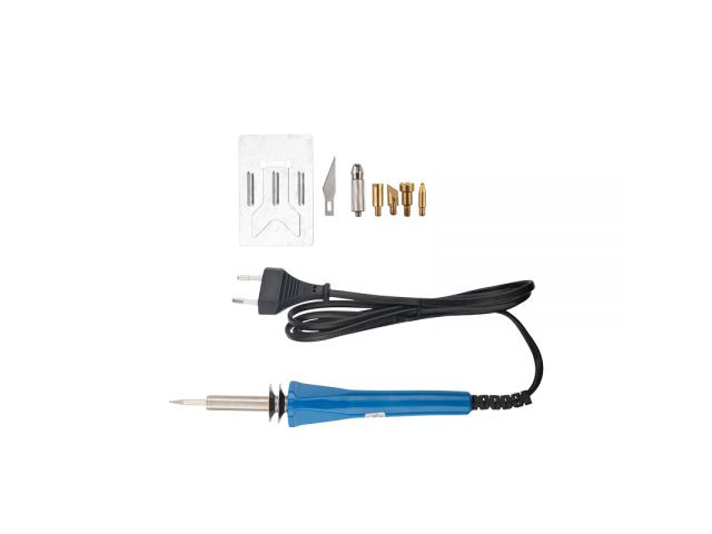 Набор паяльник-выжигатель (6 насадок) 220 V/30 Вт REXANT