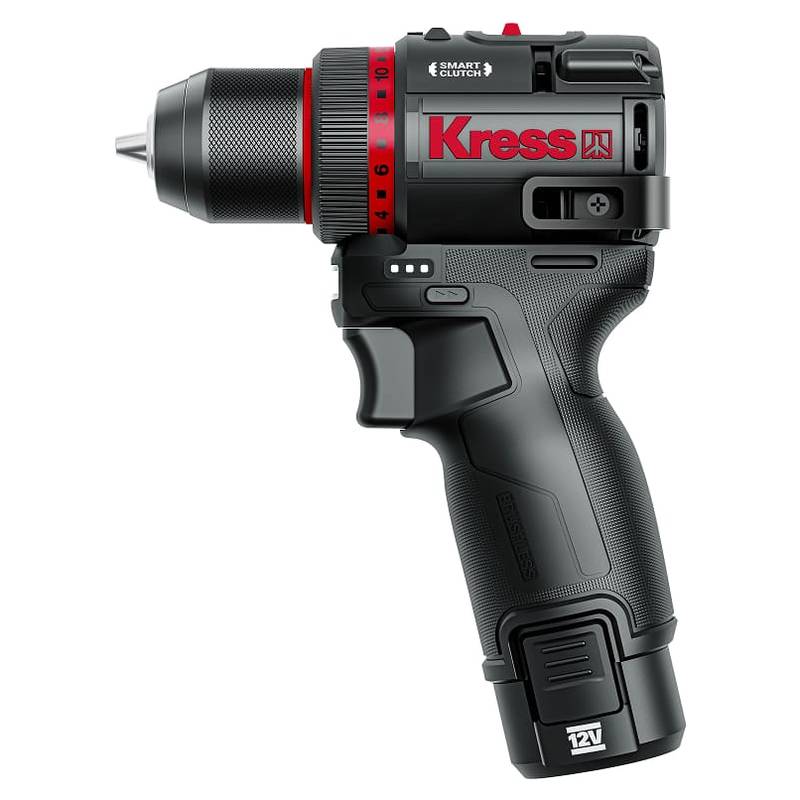 Шуруповерт аккумуляторный бесщеточный KRESS KH177